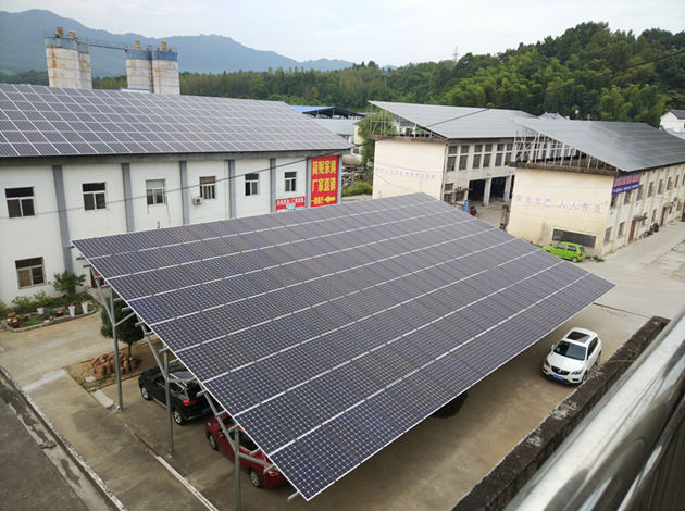 Huangshan Dingli-386KW سیستم نصب و راه اندازی خورشیدی