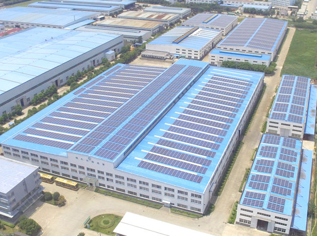 پمپ جیانگهای-سیستم سقف خورشیدی صنعتی 3.1 مگاواتی